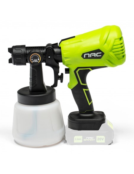 Akumulatorowy pistolet malarski 1L NAC SMART NS-SG-20V-B, Body bez baterii 5905842532144 13