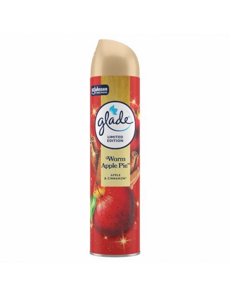 Jesienny oświeżacz powietrza w sprayu Glade Warm Apple Pie 300 ml 5000204416466 2