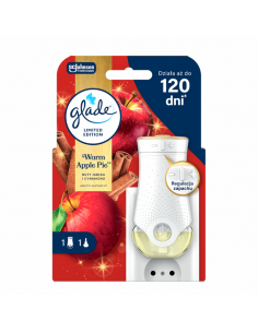 Elektryczny odświeżacz powietrza z jesiennym wkładem Glade Warm Apple Pie 20 ml 5000204415957 2