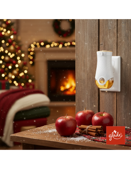 Elektryczny odświeżacz powietrza z jesiennym wkładem Glade Warm Apple Pie 20 ml - Odświeżacze elektryczne Elektryczny odświeżacz powietrza z jesiennym wkładem Glade Warm Apple Pie 20 ml 5000204415957 3