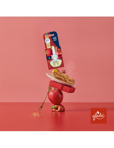 Elektryczny odświeżacz powietrza z jesiennym wkładem Glade Warm Apple Pie 20 ml 5000204415957 7