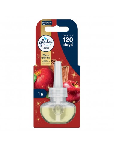 Jesienny wkład do elektrycznego odświeżacza powietrza Glade Warm Apple Pie 20 ml 5000204416282 2