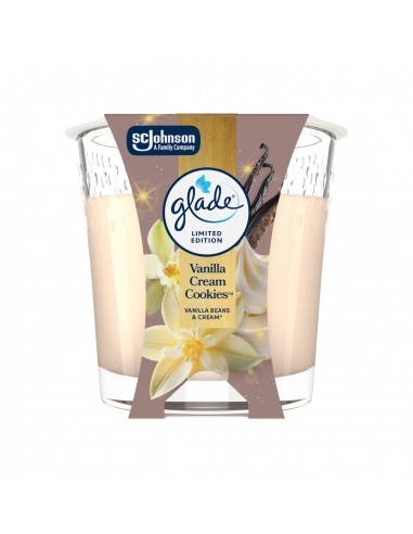 Zimowa świeca zapachowa Glade Vanilla Cream Cookies 112 g 5000204414905 2