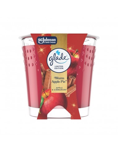 Jesienna świeca zapachowa Glade Warm Apple Pie 112 g 5000204414844 2