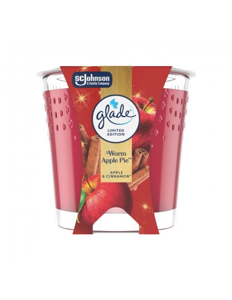 Jesienna świeca zapachowa Glade Warm Apple Pie 112 g 5000204414844 2