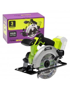 Akumulatorowa piła tarczowa ręczna 165 mm NAC SMART NS-CS-20V-B Body bez baterii - Wyrzynarki i strugi