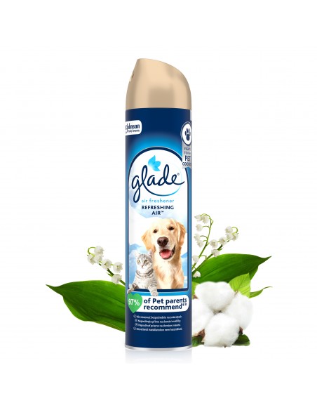 Odświeżacz powietrza neutralizujący przykre zapachy Glade PETS Refreshing Air 300 ml 5000204381733