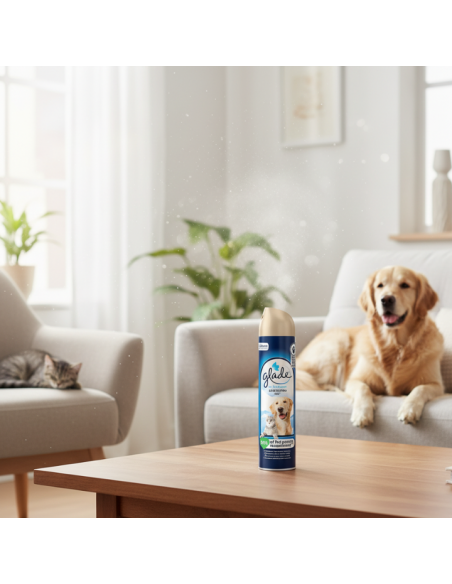 Odświeżacz powietrza neutralizujący przykre zapachy Glade PETS Refreshing Air 300 ml 5000204381733 4