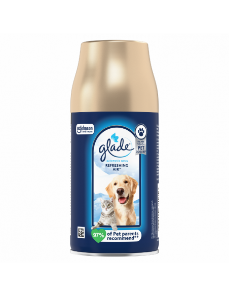 Wkład do odświeżacza powietrza niwelujący przykre zapachy Glade PETS Refreshing Air 269 ml 5000204381856 2