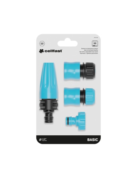 Zestaw ze zraszaczem prostym BASIC 1/2"-5/8" Cellfast 5901828856334 8