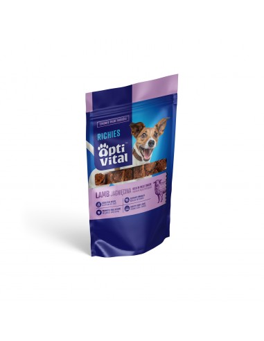 Przysmaki dla psa z jagnięciną z dodatkiem rozmarynu i tymianku OptiVital Richies 80 g 5907467782102 2