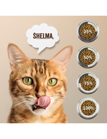 Bezzbożowy pasztet dla kota z wołowiną i żurawiną Shelma 400 g 5906764001695 6