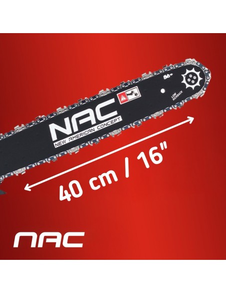 Lekka piła pilarka spalinowa 40 cm 16" NAC CST52-40-01AC-V 5902490785069 9