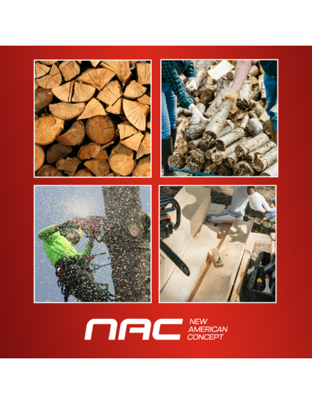 Lekka piła pilarka spalinowa 40 cm 16" NAC CST52-40-01AC-V 5902490785069 14