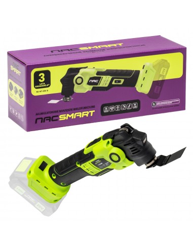Duży zestaw elektronarzędzi akumulatorowych dla stolarza NAC SMART z baterią i ładowarką 5905842532083 9