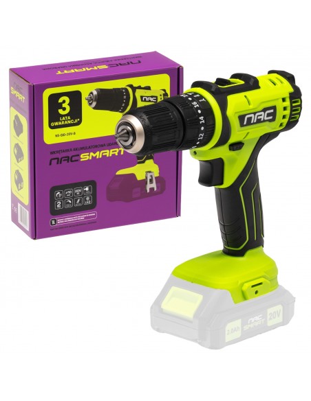 Duży zestaw elektronarzędzi akumulatorowych dla stolarza NAC SMART z baterią i ładowarką 5905842532083 12