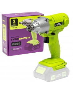 Zestaw NAC SMART: Klucz udarowy + Szlifierka + Polerka + Latarka + Odkurzacz + Aku + Ładowarka 5905842532120 2