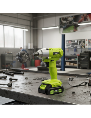 Zestaw NAC SMART: Klucz udarowy + Szlifierka + Polerka + Latarka + Odkurzacz + Aku + Ładowarka 5905842532120 3