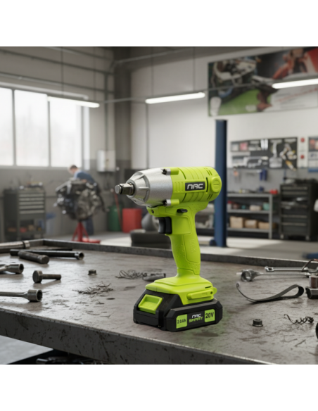 Zestaw NAC SMART: Klucz udarowy + Szlifierka + Polerka + Latarka + Odkurzacz + Aku + Ładowarka 5905842532120 3
