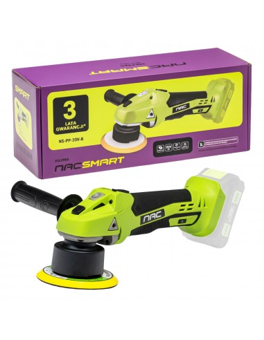 Zestaw NAC SMART: Klucz udarowy + Szlifierka + Polerka + Latarka + Odkurzacz + Aku + Ładowarka 5905842532120 6