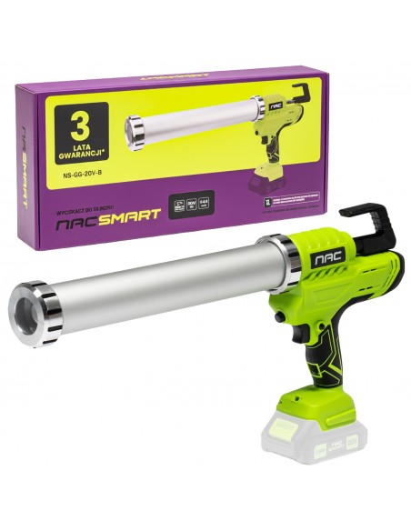 Zestaw NAC SMART: Pistolet malarski + Mieszadło + Opalarka + Wyciskacz + Latarka + Aku + Ładowarka 5905842532168 9