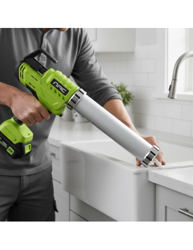 Zestaw NAC SMART: Pistolet malarski + Mieszadło + Opalarka + Wyciskacz + Latarka + Aku + Ładowarka 5905842532168 10