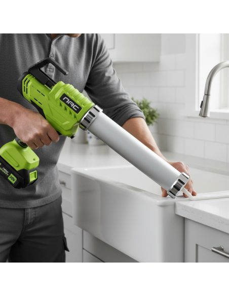 Zestaw NAC SMART: Pistolet malarski + Mieszadło + Opalarka + Wyciskacz + Latarka + Aku + Ładowarka 5905842532168 10