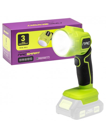 Zestaw NAC SMART: Pistolet malarski + Mieszadło + Opalarka + Wyciskacz + Latarka + Aku + Ładowarka 5905842532168 12