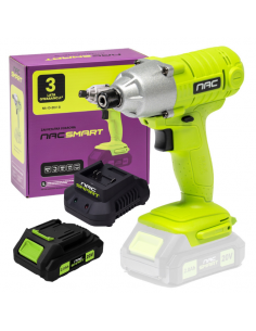 Zakrętarka udarowa NAC SMART NS-ID-20V-B z akumulatorem 2 Ah i szybką ładowarką 5905842532045