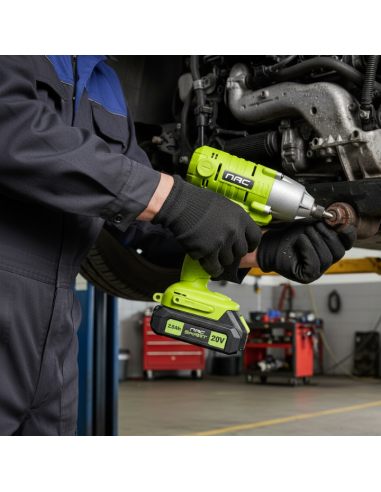 Zakrętarka udarowa NAC SMART NS-ID-20V-B z akumulatorem 2 Ah i szybką ładowarką 5905842532045 11