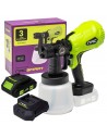 Pistolet malarski z 3 dyszami NS-SG-20V-B NAC SMART z akumulatorem 2 Ah i szybką ładowarką