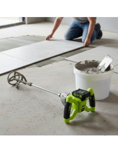 Akumulatorowe mieszadło do kleju NS-MM-20V-B NAC SMART z akumulatorem 2 Ah i szybką ładowarką 5905842532182 2