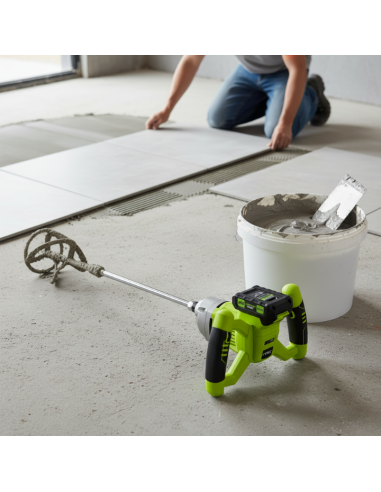 Akumulatorowe mieszadło do kleju NS-MM-20V-B NAC SMART z akumulatorem 2 Ah i szybką ładowarką 5905842532182 2