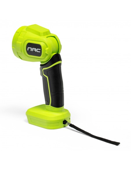 Latarka warsztatowa z ruchomą głowicą NS-WL-20V-B NAC SMART z akumulatorem 2 Ah i szybką ładowarką 5905842532168 12