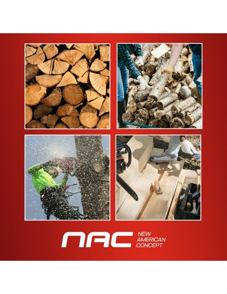 Cicha pilarka elektryczna piła łańcuchowa 35 cm 1600W NAC CE16-35-N-H 5905842509825 11