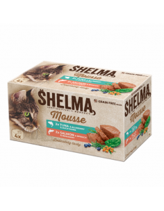 Mus dla dorosłych kotów z łososiem i tuńczykiem mix 4x 85 g 8595606410640 2