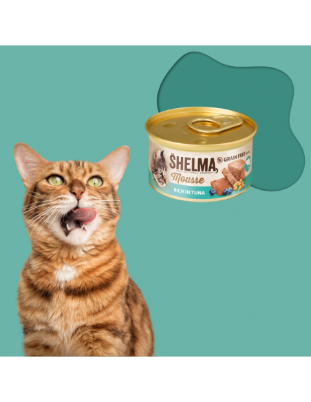 Mus dla dorosłych kotów z łososiem i tuńczykiem mix 4x 85 g 8595606410640 3