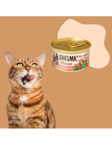 Mus dla dorosłych kotów z łososiem i tuńczykiem mix 4x 85 g 8595606410640 4