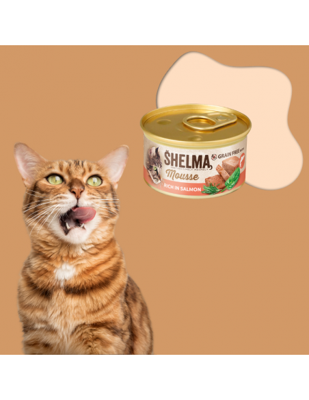 Mus dla dorosłych kotów z łososiem i tuńczykiem mix 4x 85 g 8595606410640 4