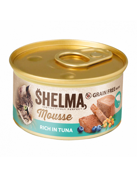 Mus dla dorosłych kotów z łososiem i tuńczykiem mix 4x 85 g 8595606410640 9