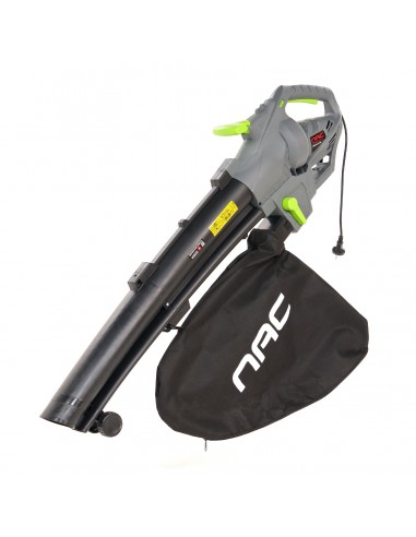 Funkcjonalny elektryczny odkurzacz ogrodowy z funkcją dmuchawy i składaną rurą ssącą NAC VBE350-AS-DW, 3500 W 5902490741683 3