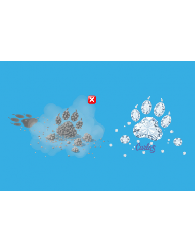 Bezpyłowy żwirek silikonowy dla kota Carlos 3,8L 5905842537286 3