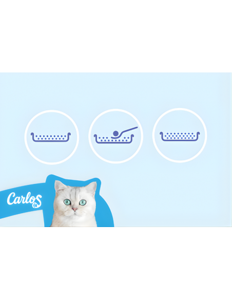 Bezpyłowy żwirek silikonowy dla kota Carlos 3,8L 5905842537286 7
