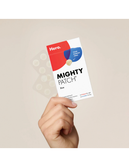 Dwuwarstwowe plastry na wypryski na dzień i na noc Hero Mighty Patch Duo 12 szt. 5010724000526 2