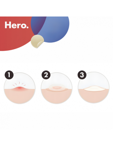 Dwuwarstwowe plastry na wypryski na dzień i na noc Hero Mighty Patch Duo 12 szt. 5010724000526 9