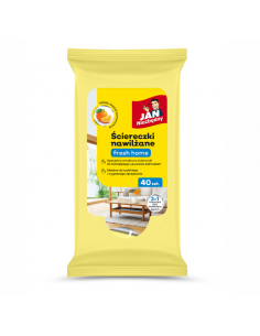 Uniwersalne ściereczki nasączane do różnych powierzchni JAN Niezbędny FRESH HOME 40 szt. 5201314198253