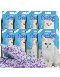 Niezbrylający żwirek dla kota silikonowy Carlos 8x 3,8L 5905842537293