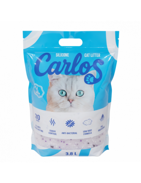 Niezbrylający żwirek dla kota silikonowy Carlos 8x 3,8L 5905842537293 2