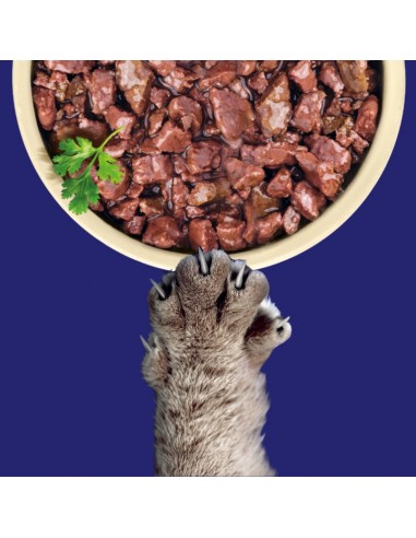 Zestaw saszetek mokrej karmy dla kotów sterylizowanych z indykiem i cielęciną OptiVital 60x85 g 5906764003361 10