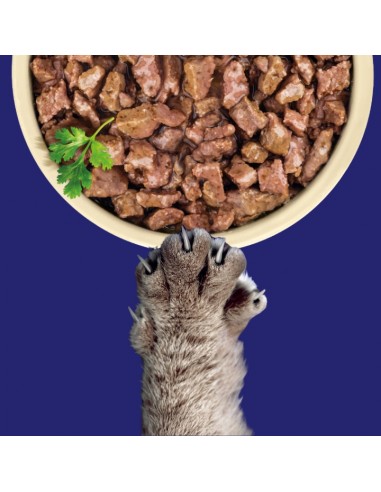 Zestaw saszetek dla kota sterylizowanego szarpane kawałki z indykiem w sosie 28x85g 5906764003323 4